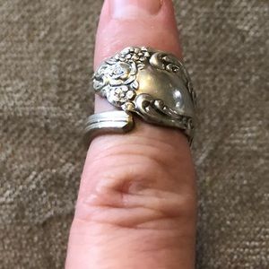 Rogers Silver Spoon Ring